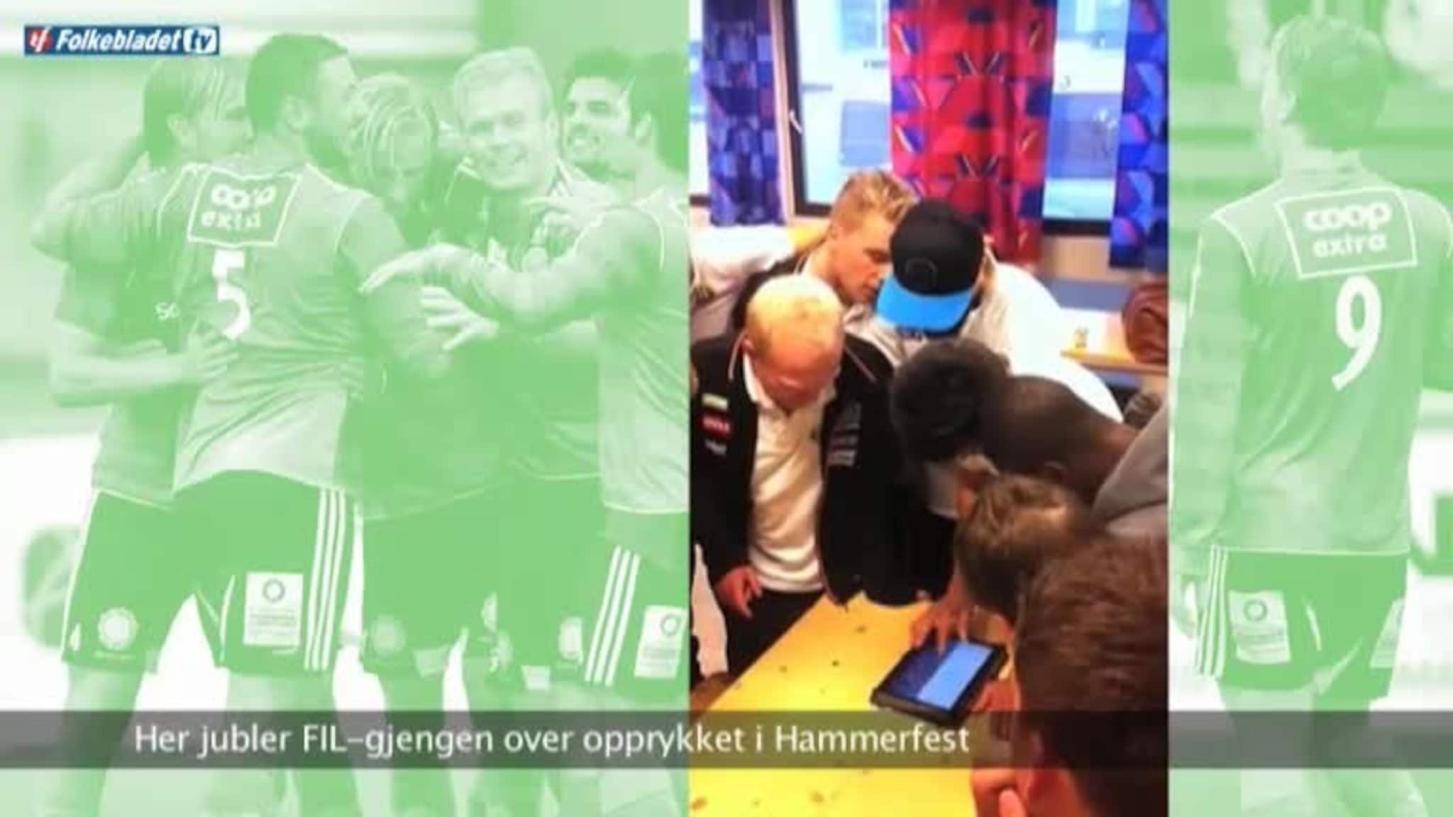 Jubler over opprykket