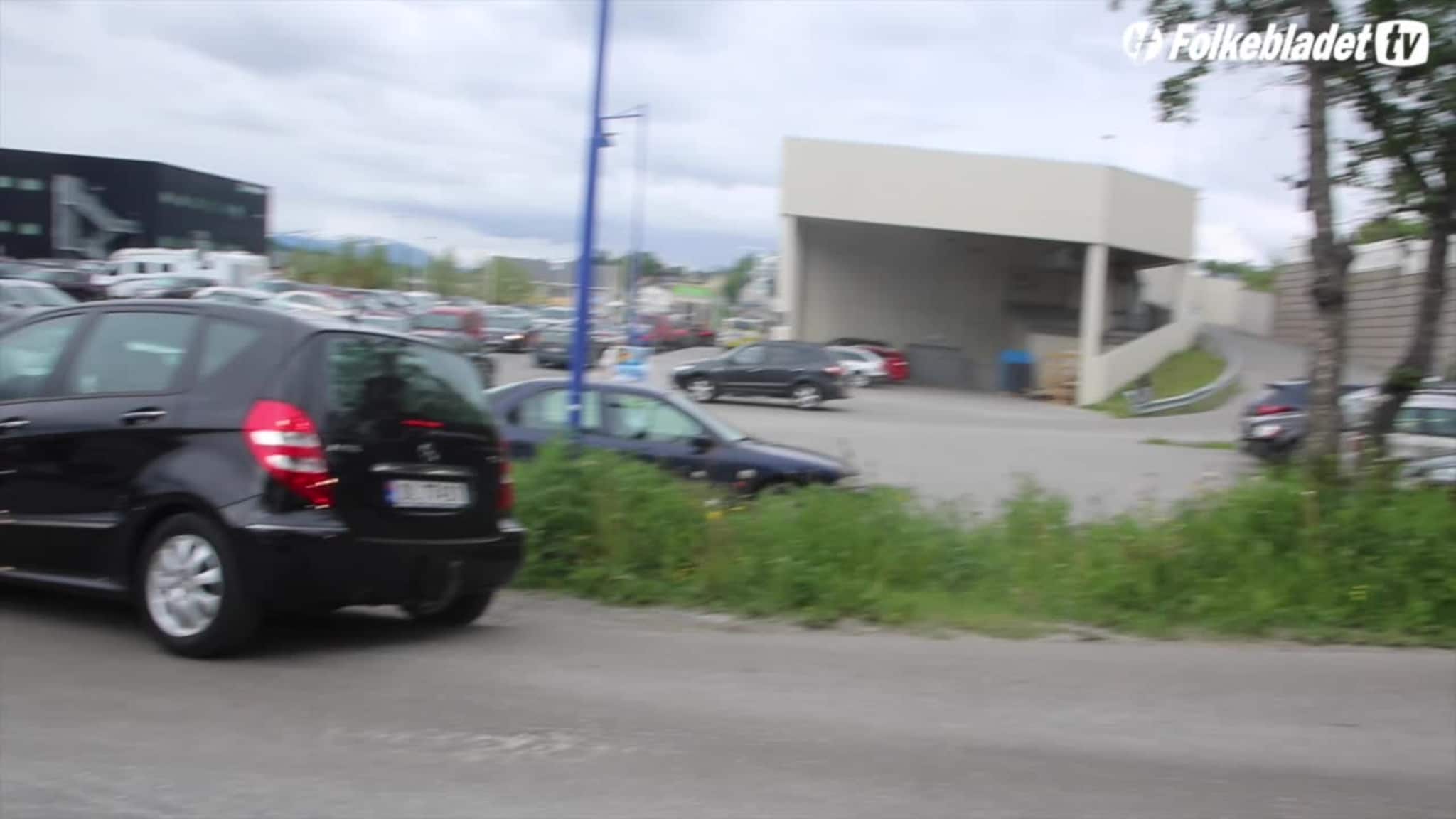 Full kaos i trafikken på Finnsnes