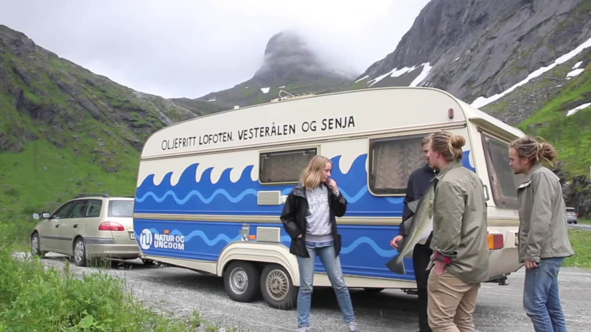 Ute på turné i kampen mot oljeboring