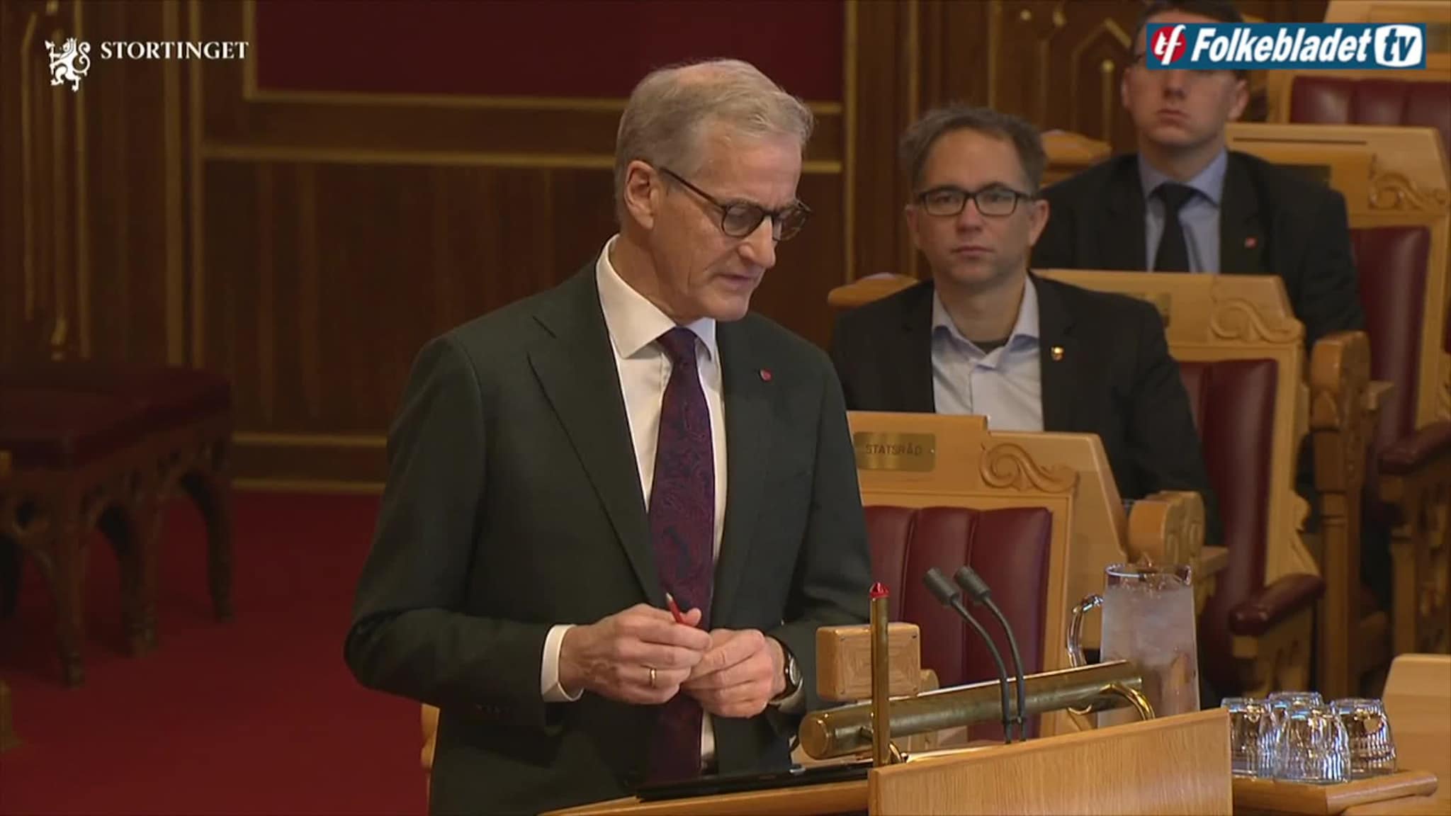 Her glemmer Støre at han er statsminister