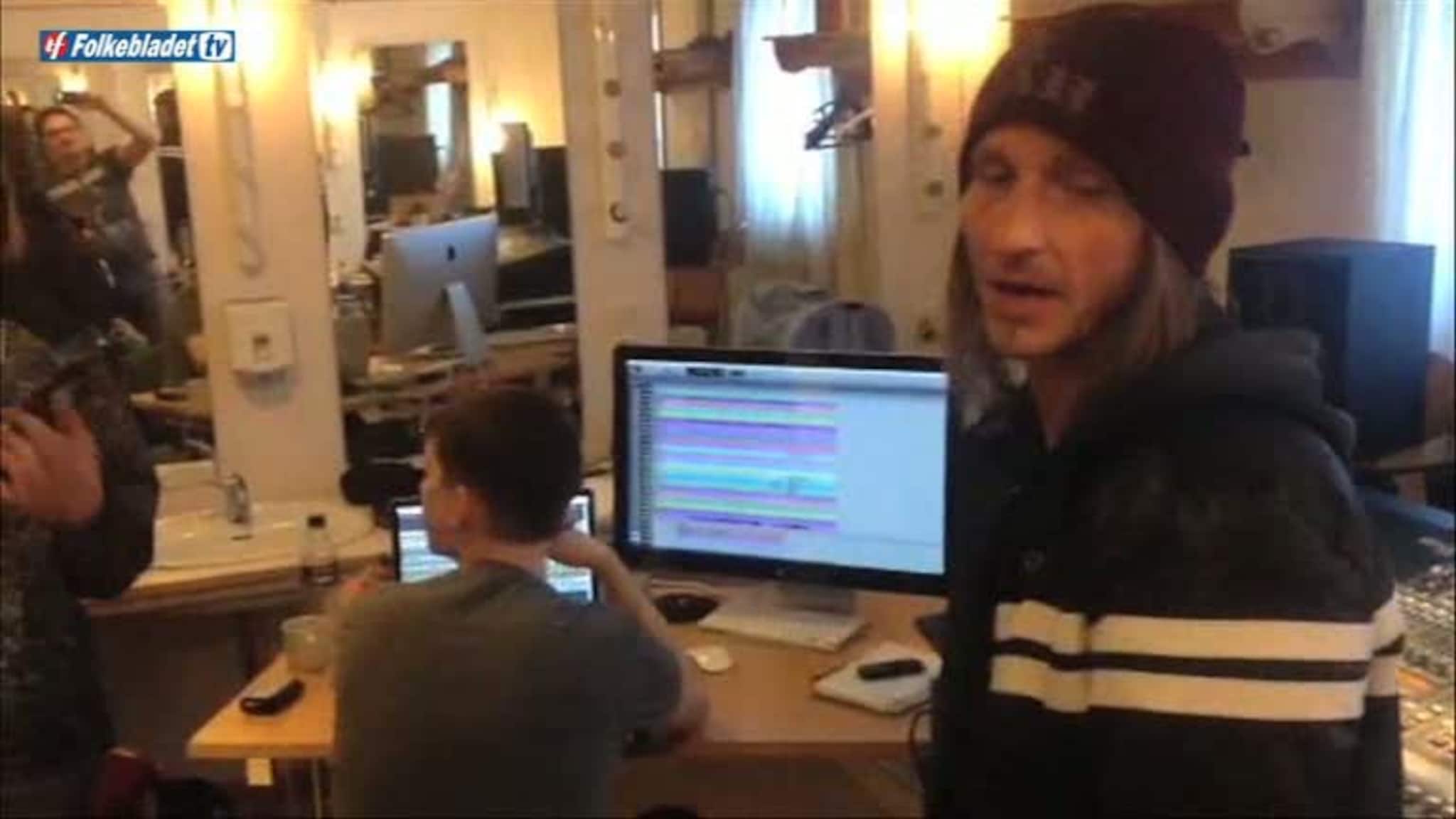 Blått og Rått i studio