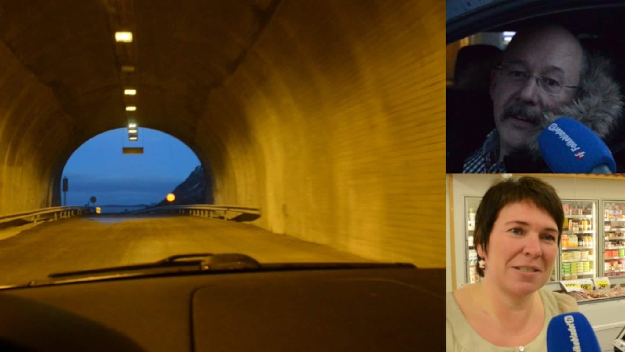 Glad for tunnel og bru
