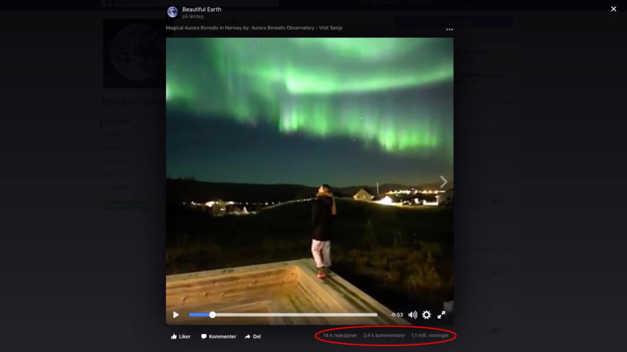 På to døgn hadde 1 million sett denne