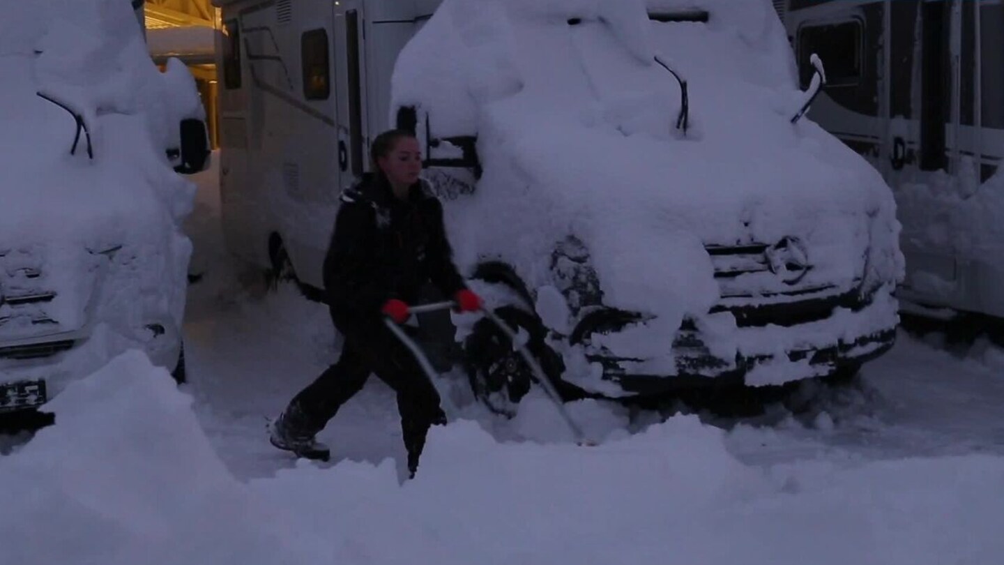 Mye snømåking, men gleder seg ikke til regn