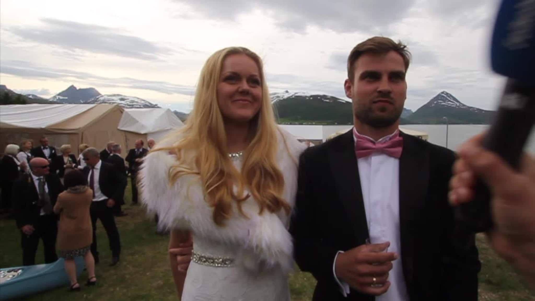 Fridde under nordlyset — giftet seg samme sted