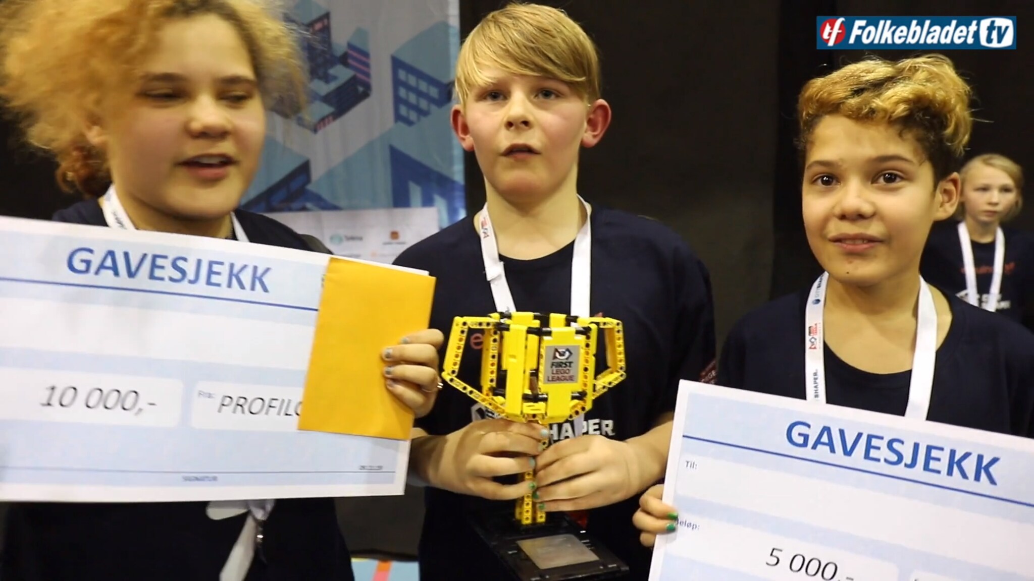 Stakk av med seieren i First Lego League