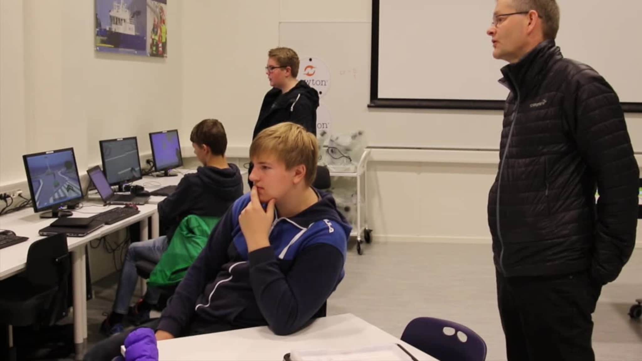 Bygger Finnsnes i Minecraft
