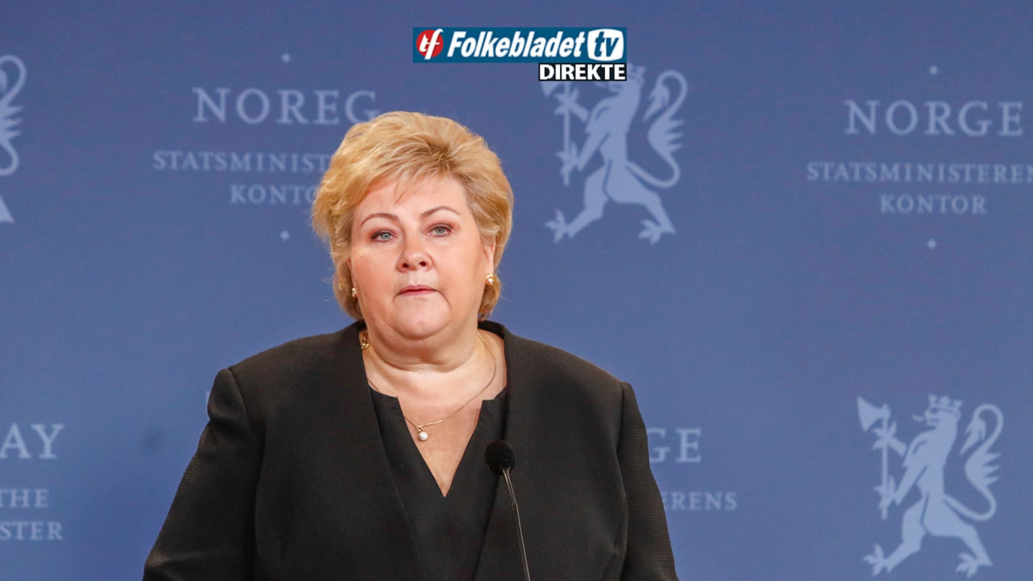 Opptak: Erna svarte på koronakritikken