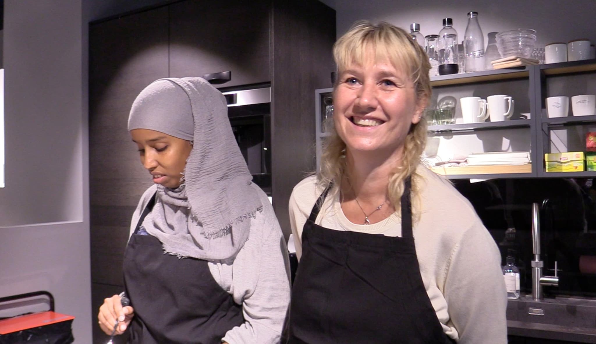 Små og store fikk en liten smak av Afrika