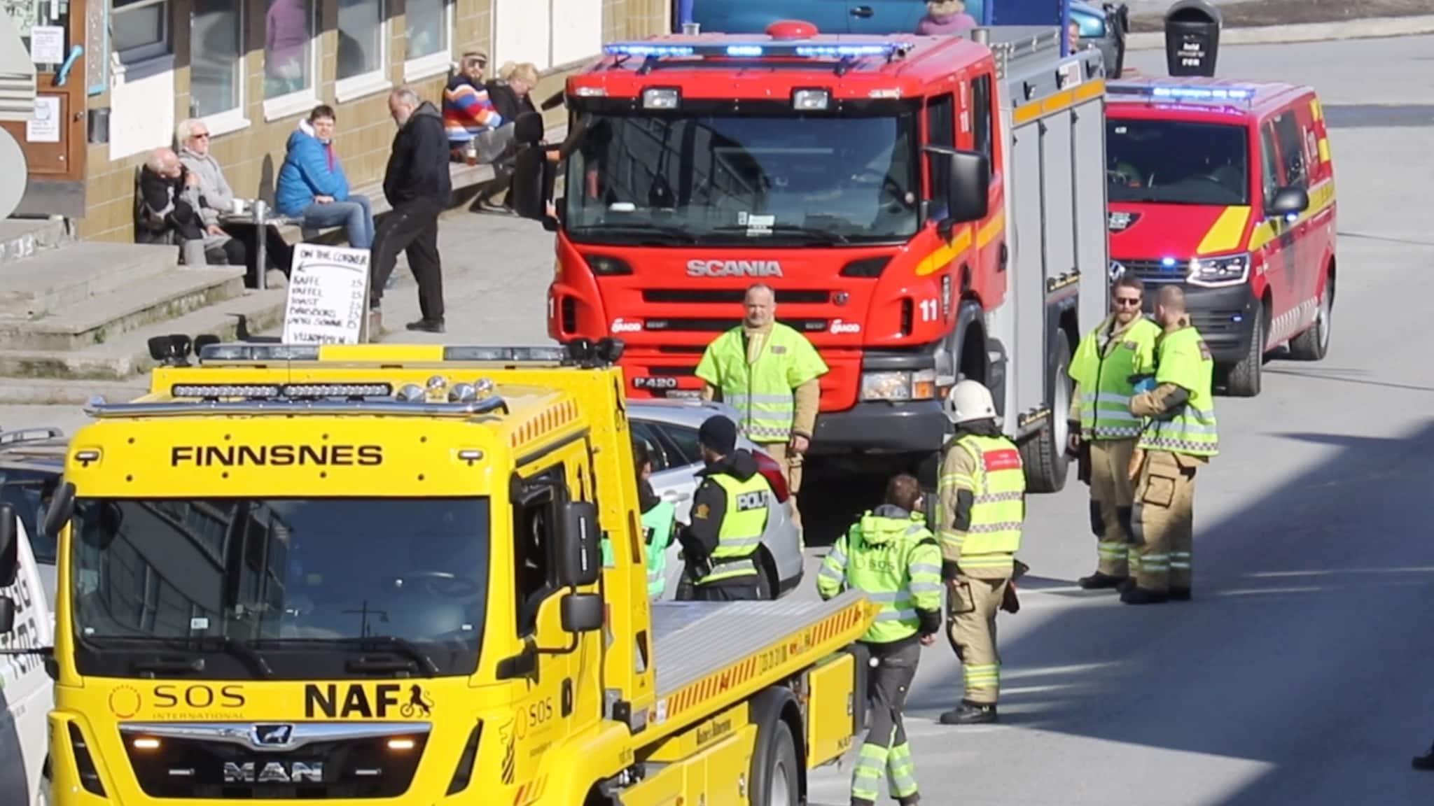 Sendt til lege etter trafikkulykke