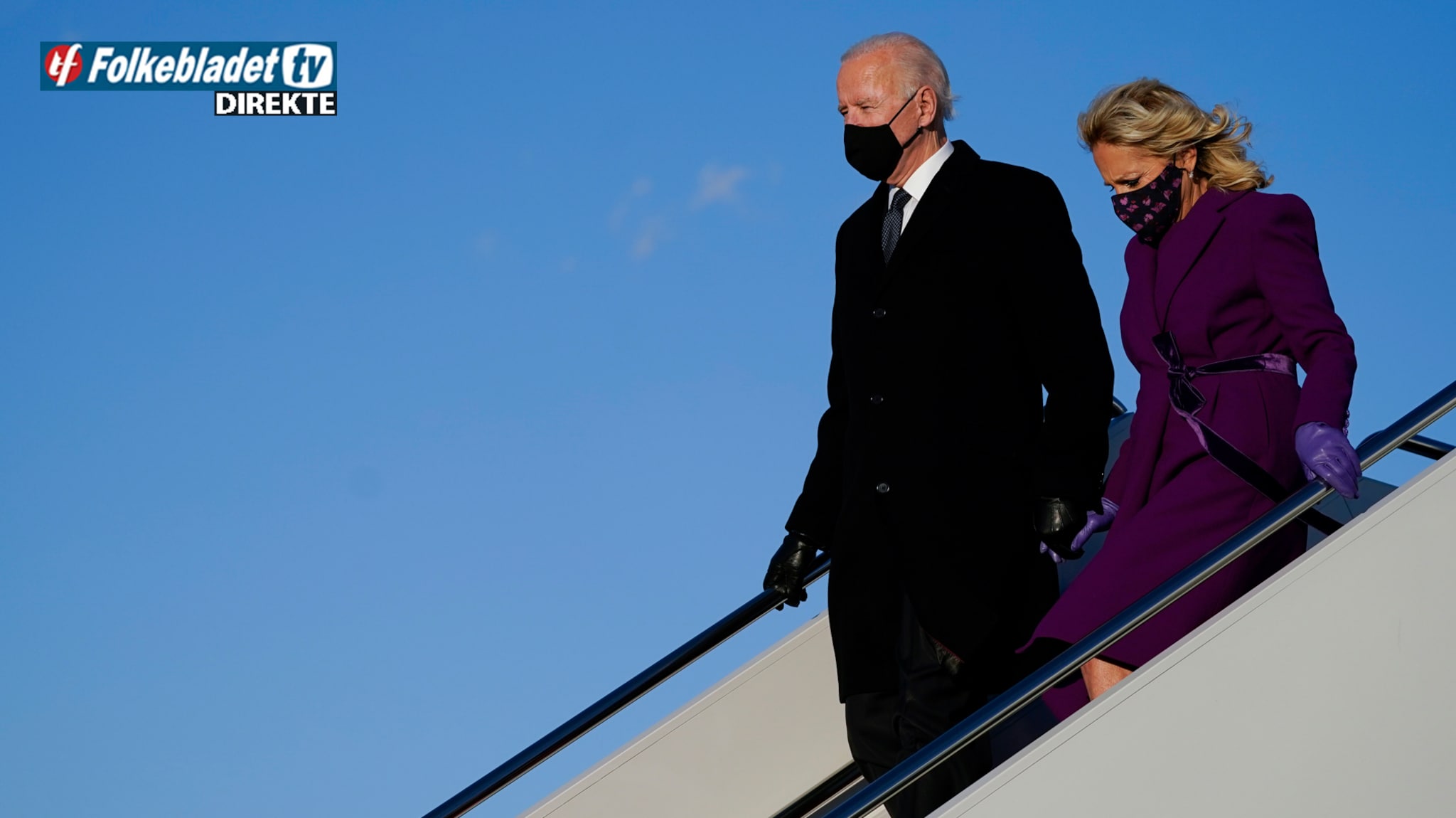 Joe Biden ble innsatt som USAs 46. president