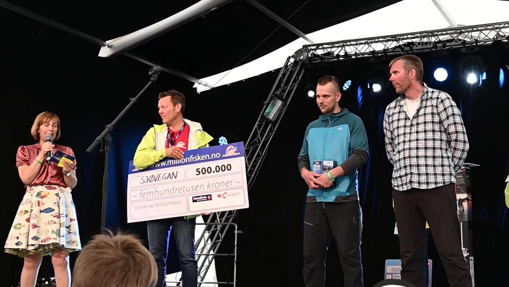 Spennende øyeblikk på Millionfisken