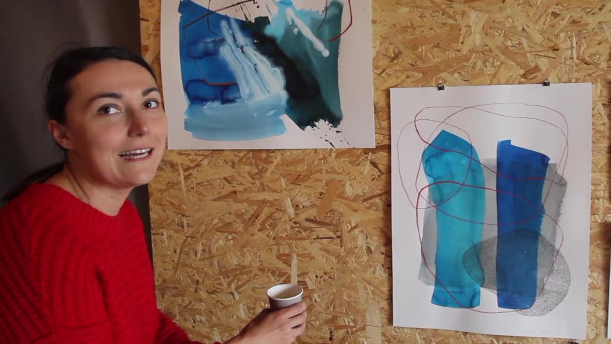 Joanna satser på kunst i naust