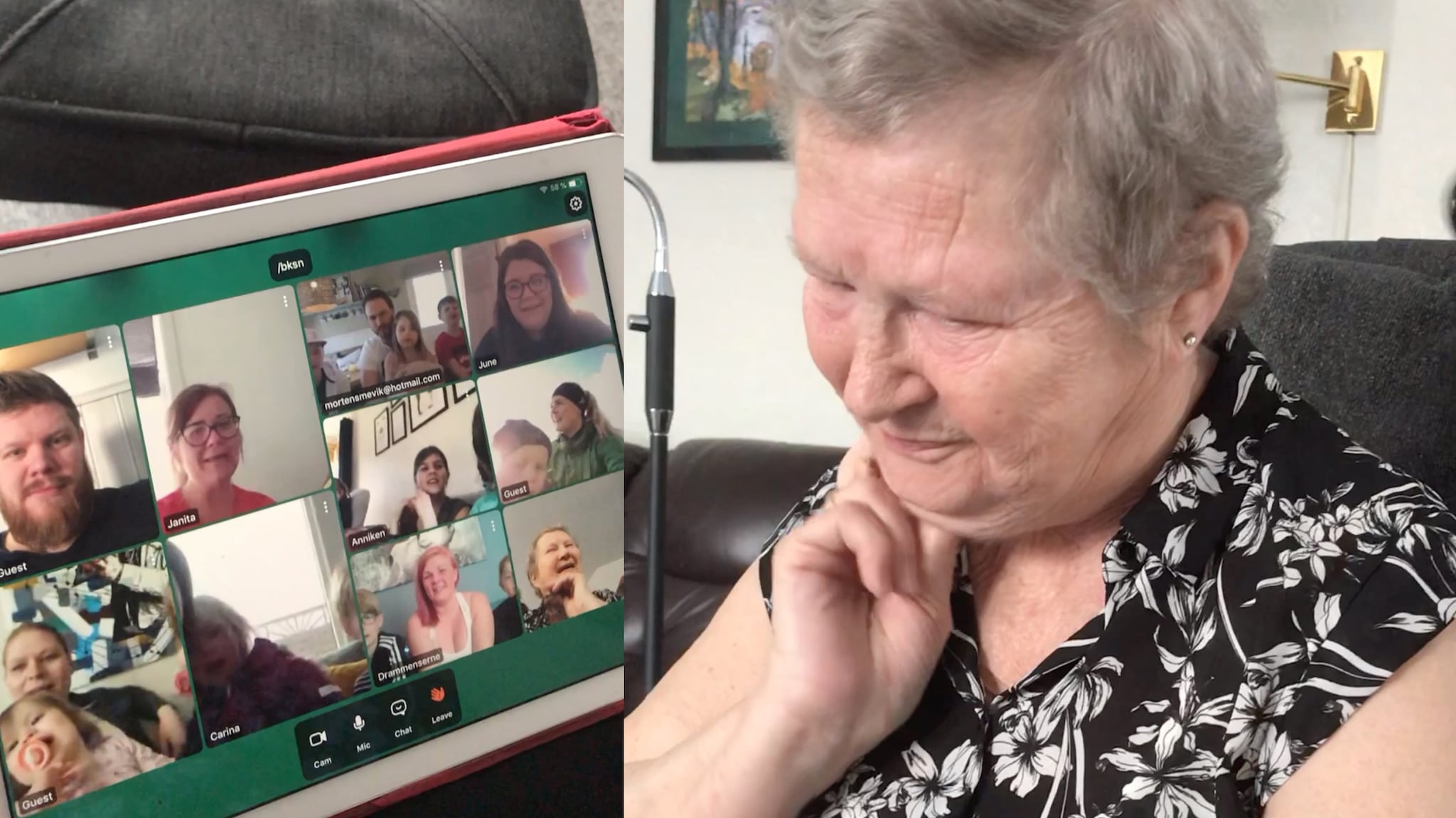 Arna måtte feire 80-årsdagen heldigitalt