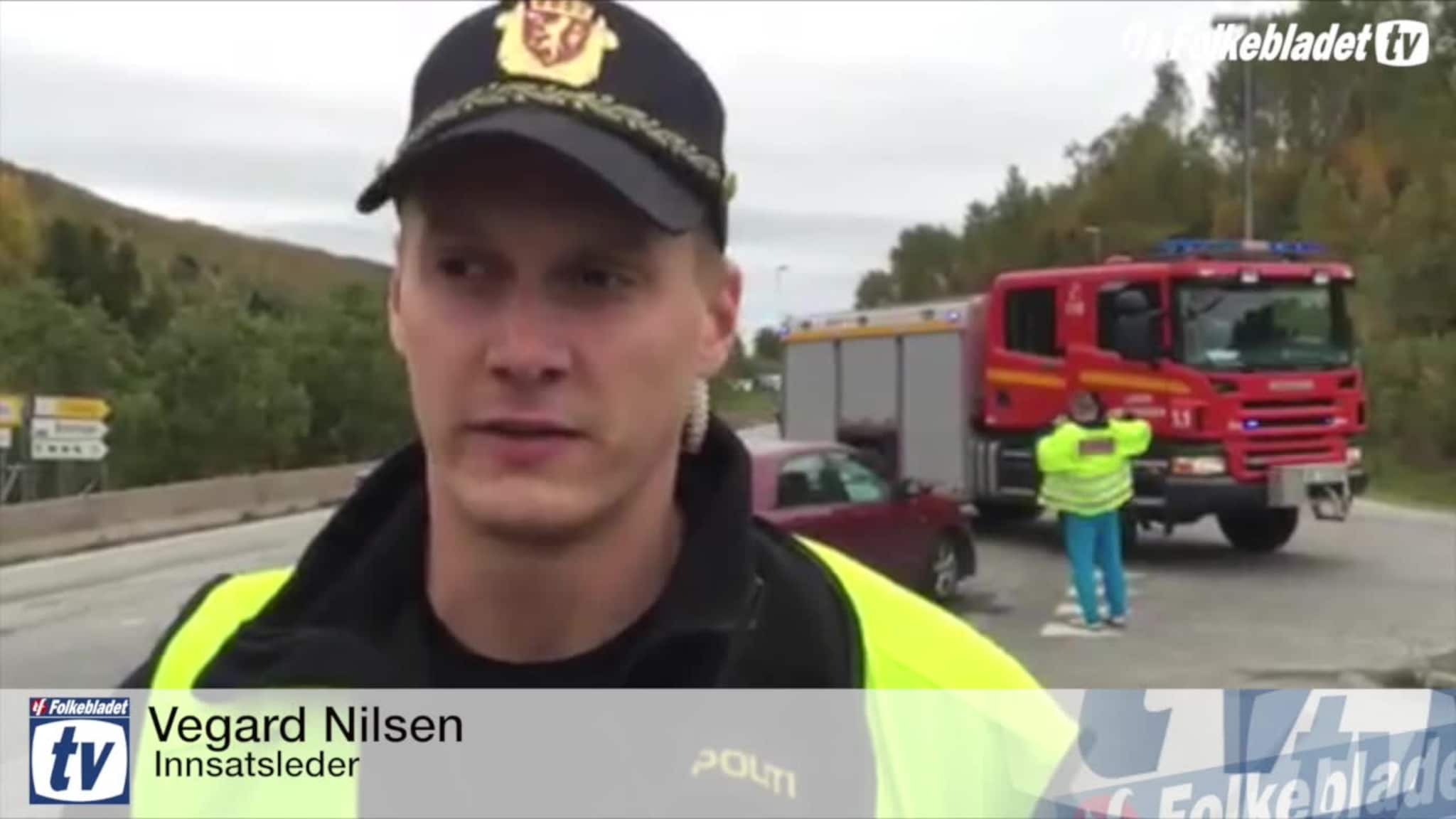 To biler frontkolliderte
