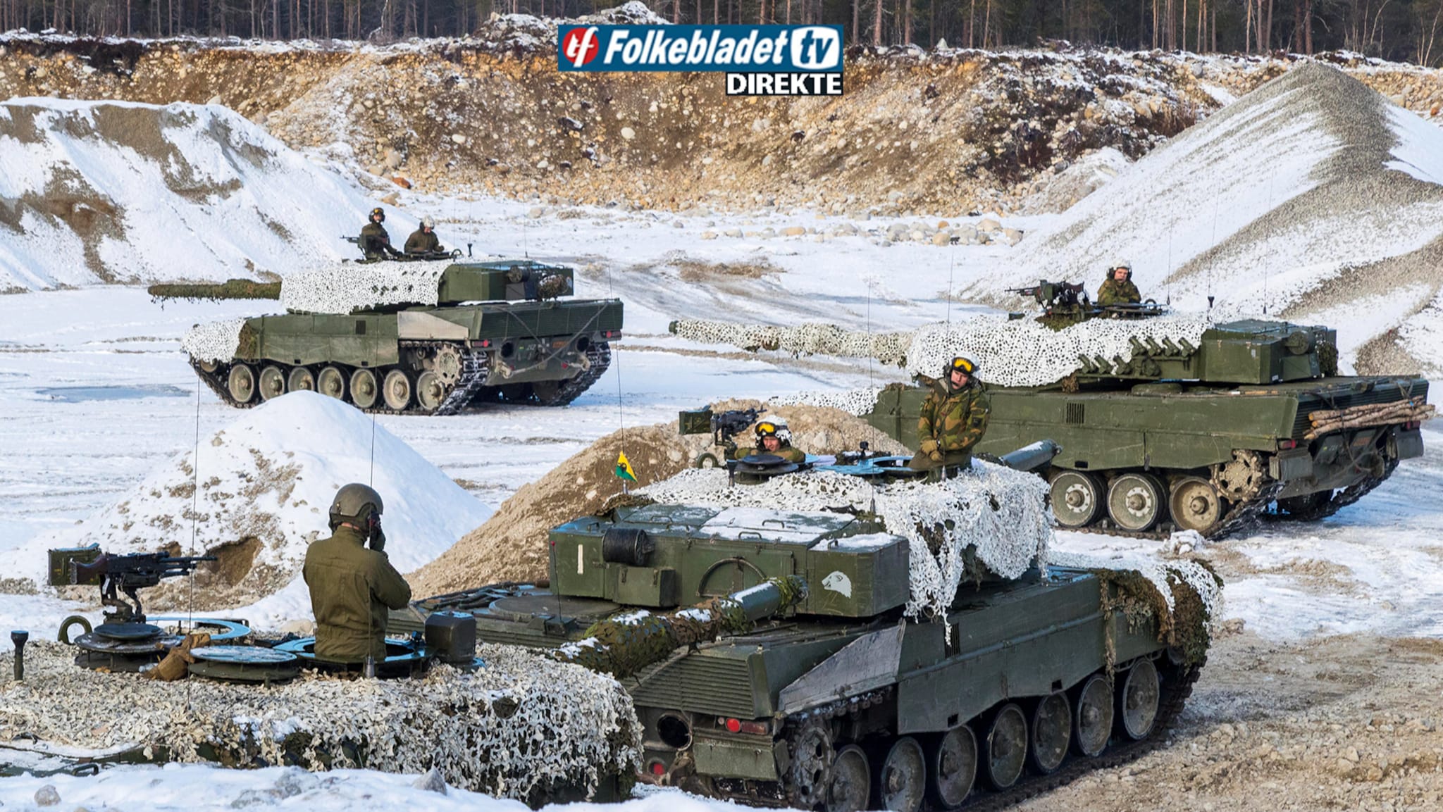 Direkte: Pressekonferanse om styrking av Forsvaret