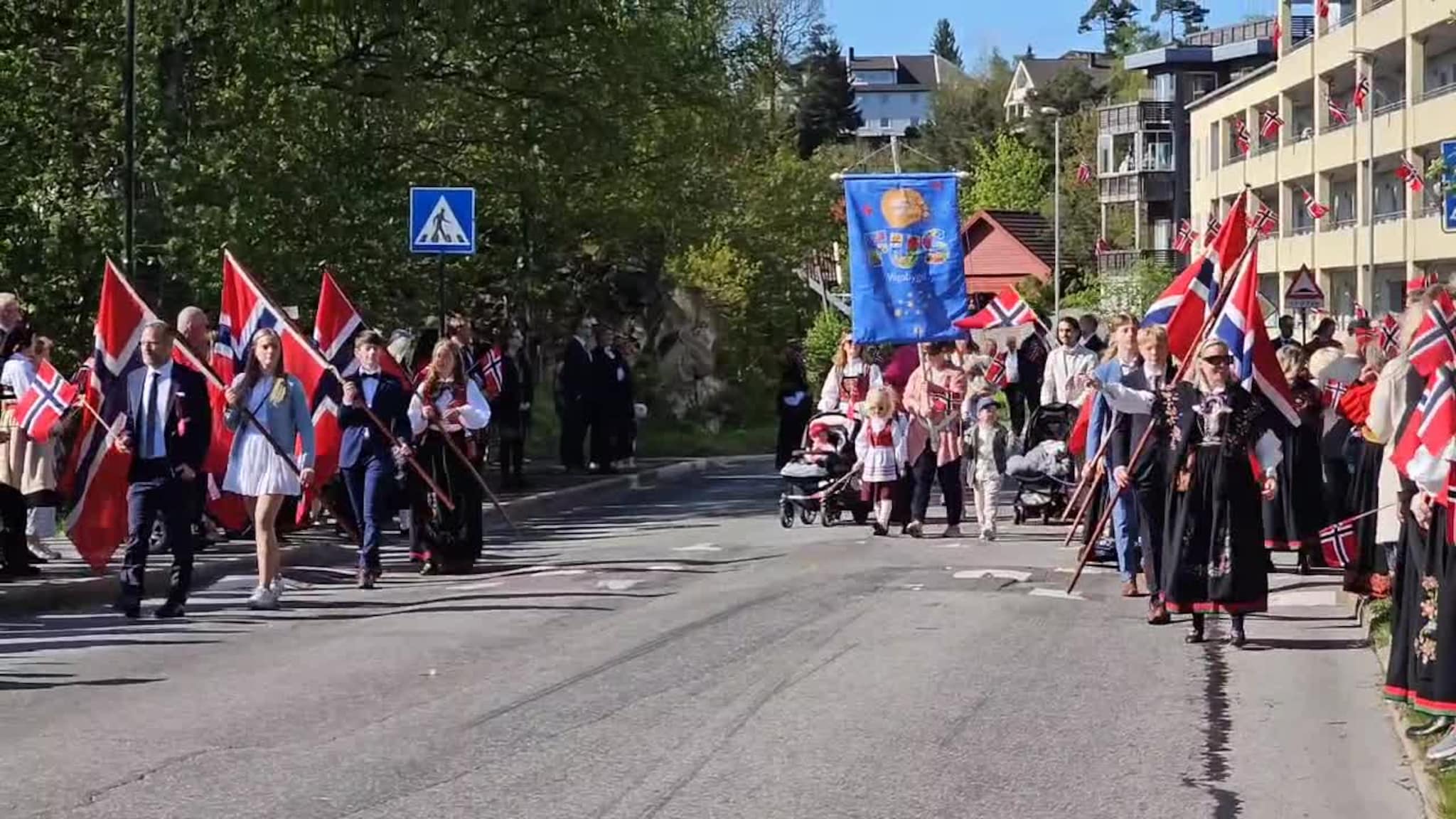 Barnetoget i Vågsbygd sentrum