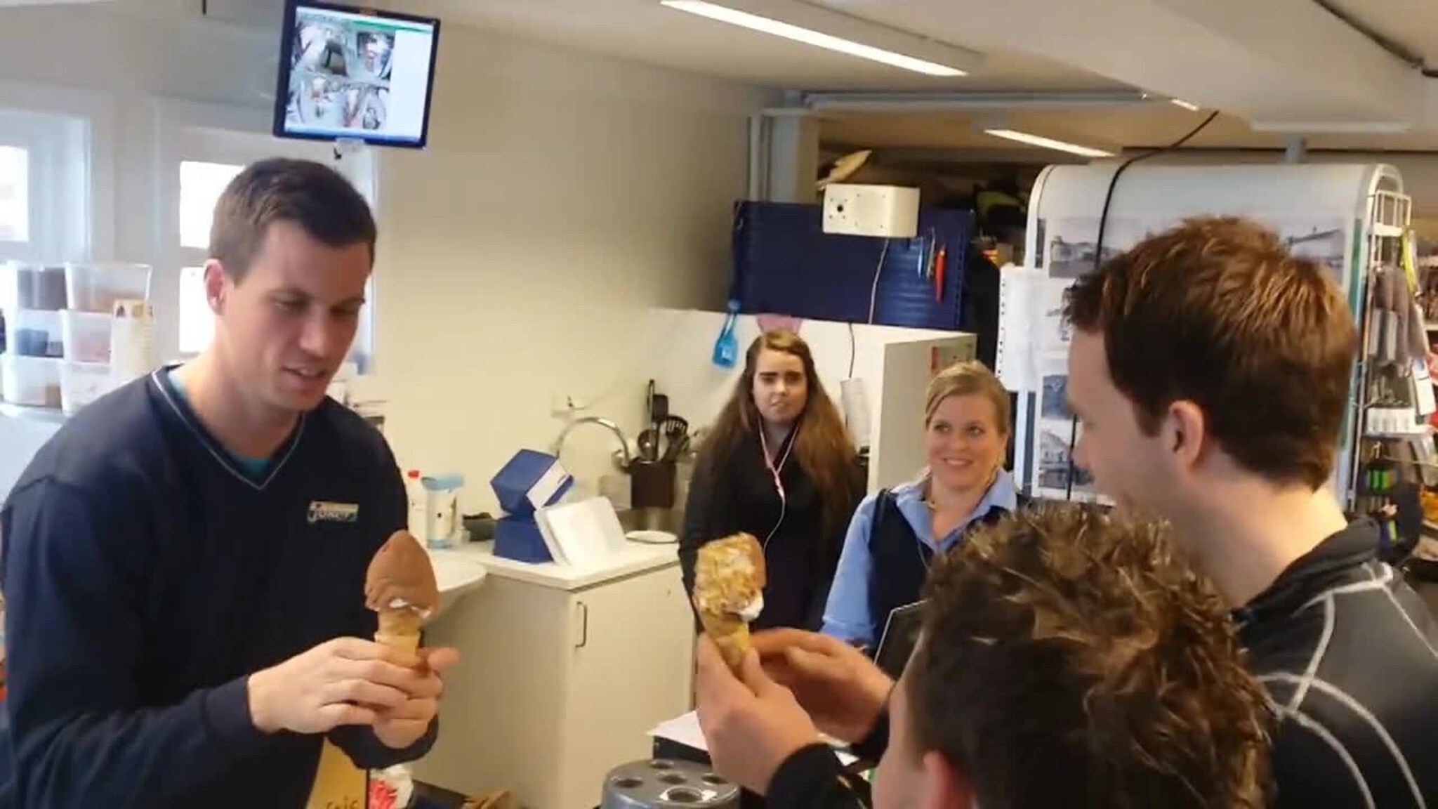 Mathisen har prøvekjørt softismaskinen