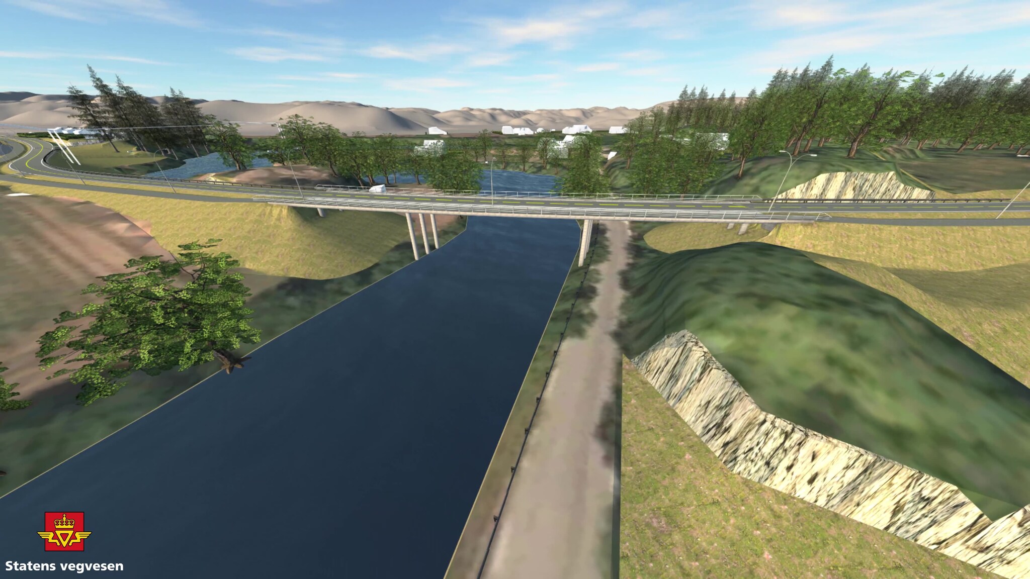 3D-animasjon: Sjekk hvordan Stokkeland bru blir!