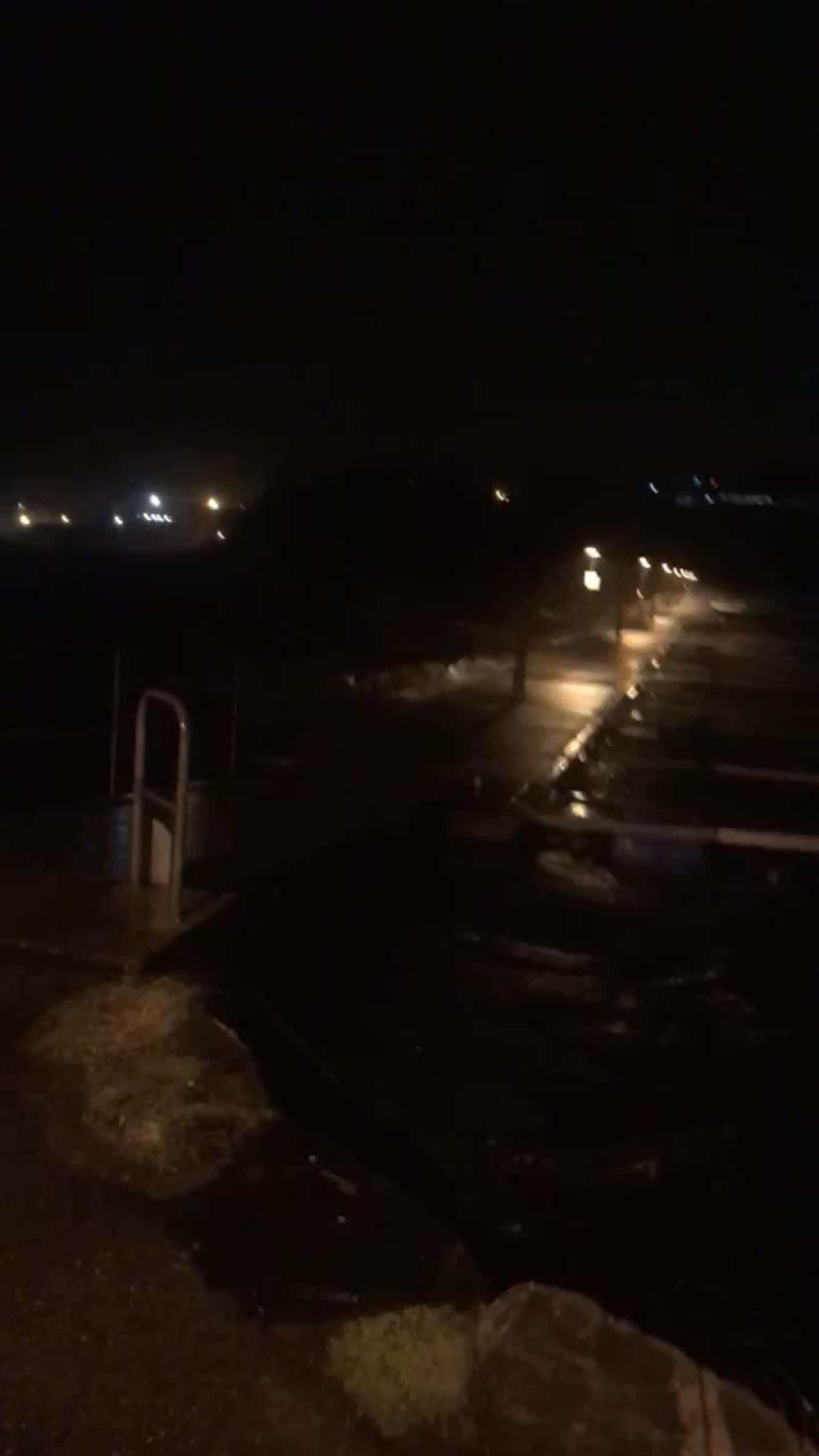 Uvær i Solta båthavn