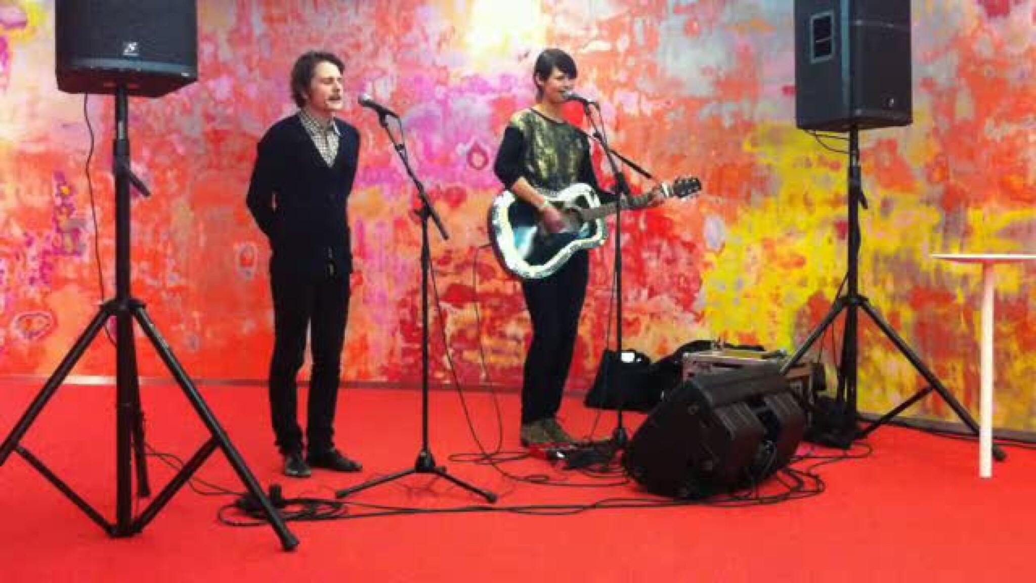 Kolstø fremførte ny låt på Kilden