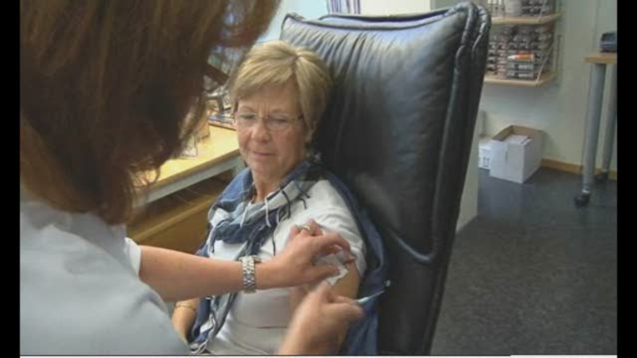 Her blir første vaksine satt i Kristiansand