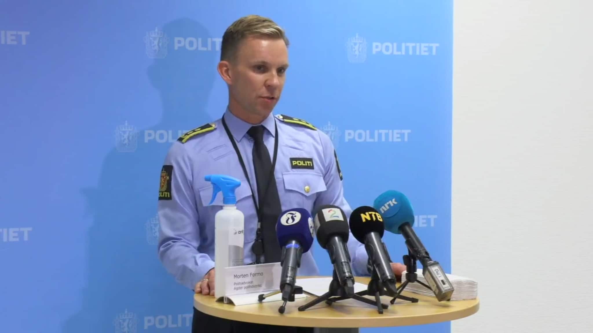 Politiets pressekonferanse mandag kl 14
