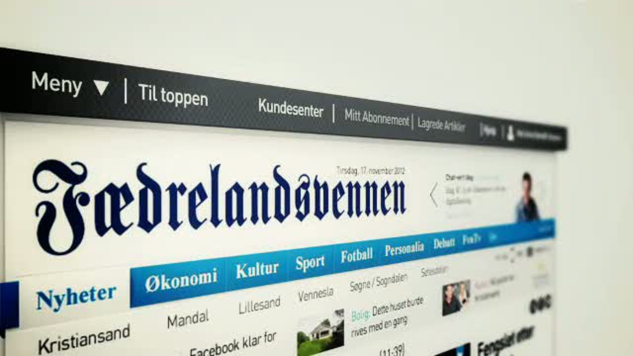 Fædrelandsvennen på alle plattformer