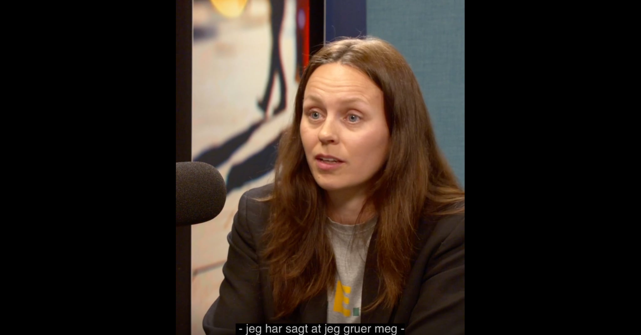 - Flott når folk kan innrømme at de gruer seg