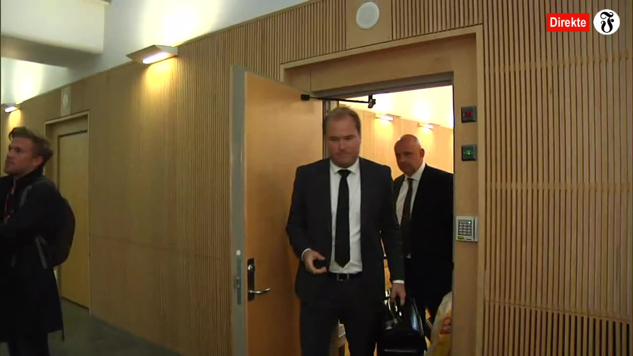 Direkte rett etter fenglingsmøte som begynte kl 12.30