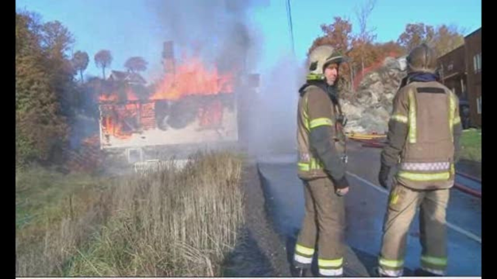 Brant hus på Flekkerøy