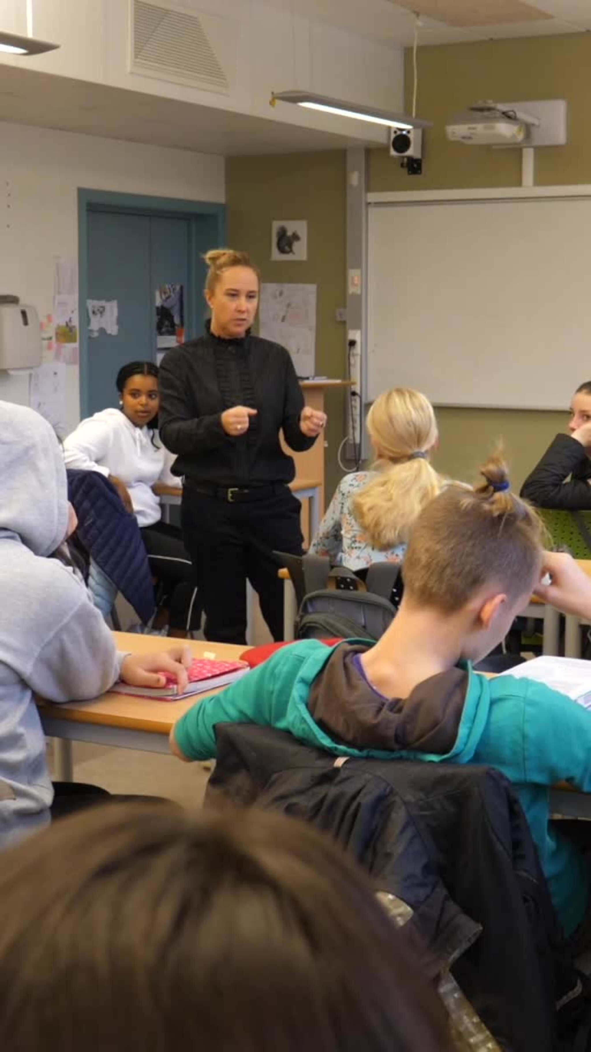 Marie i klasserommet 2 Høyde