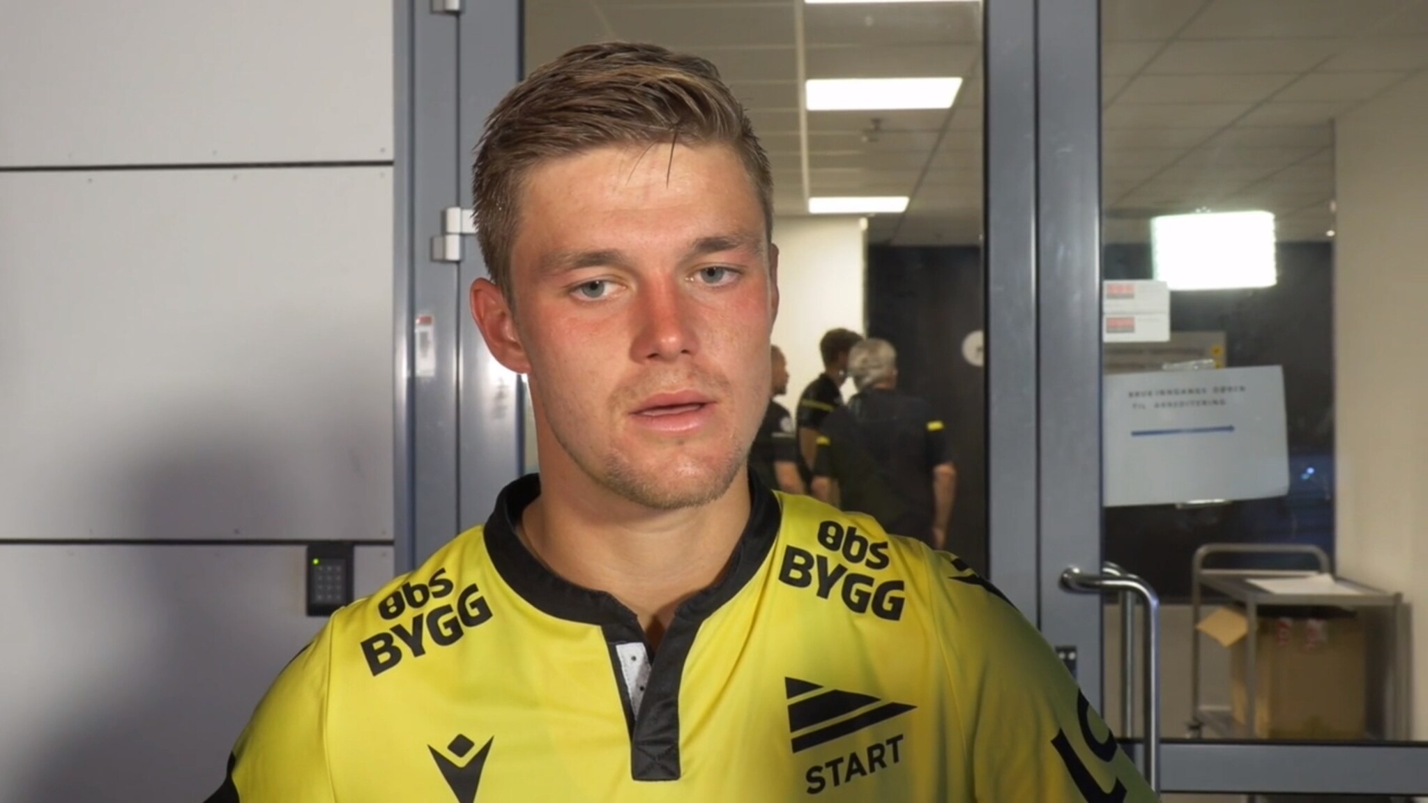 Mathias Bringaker etter Start - Strømsgodset