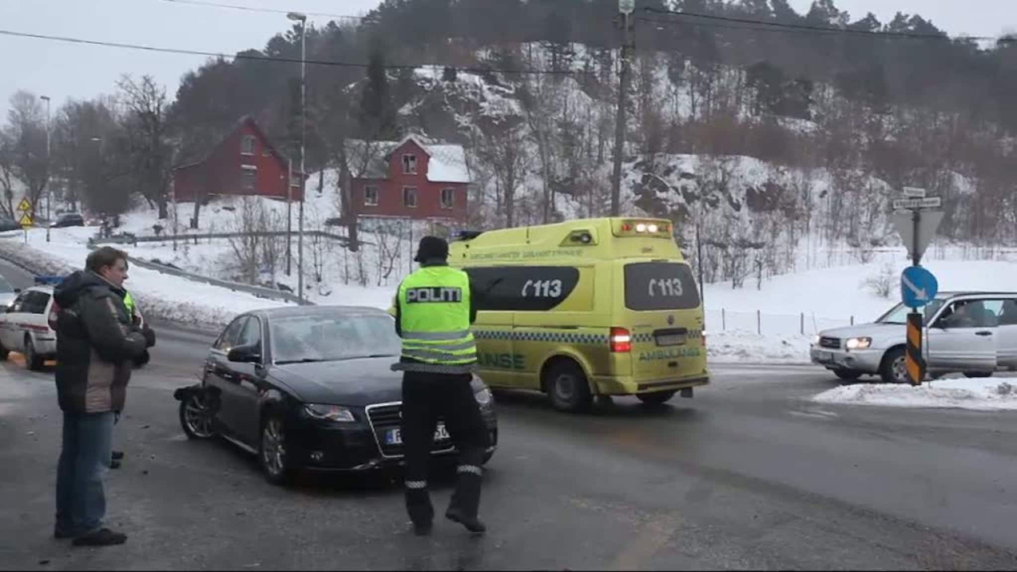 Trafikkulykke i Vågsbygd
