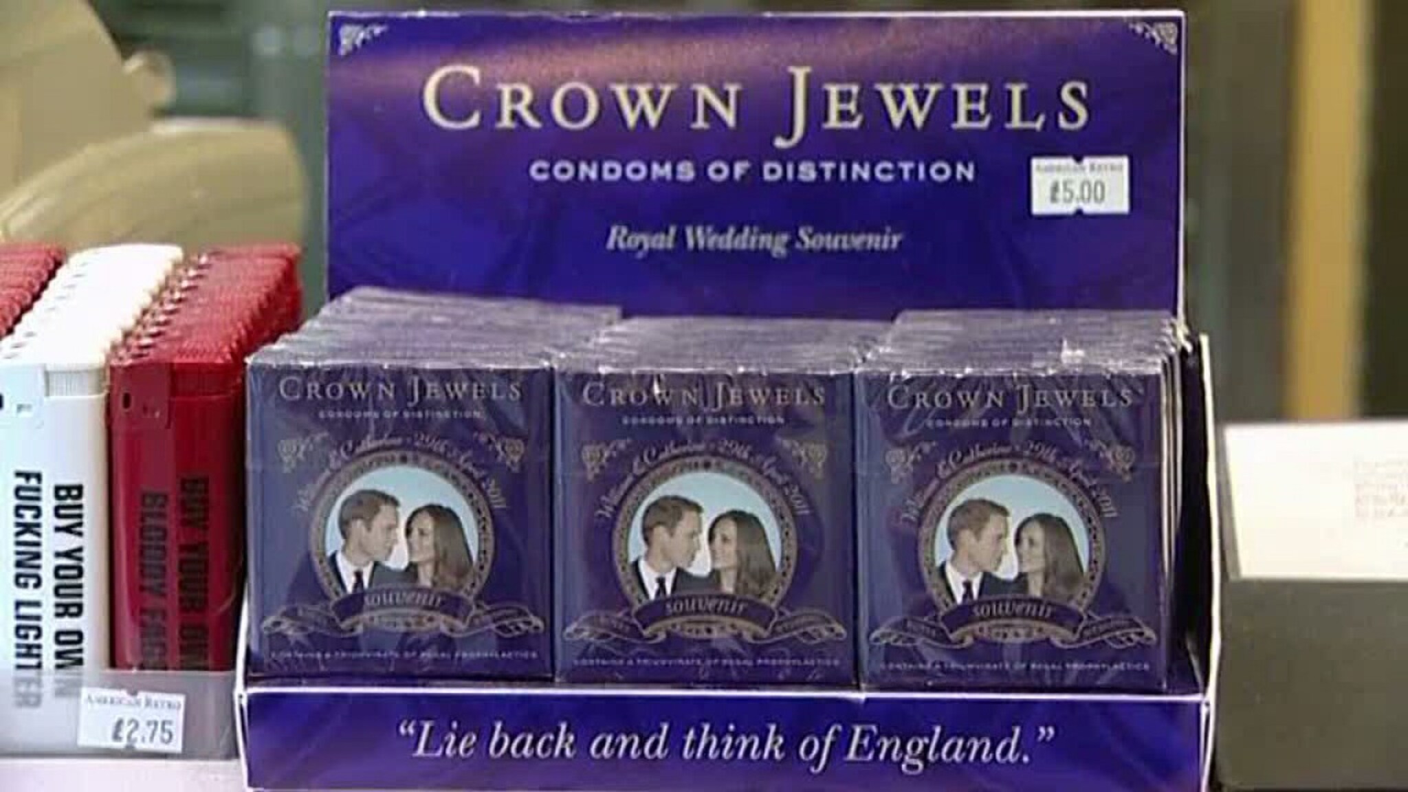 William og Kate: Kondomer