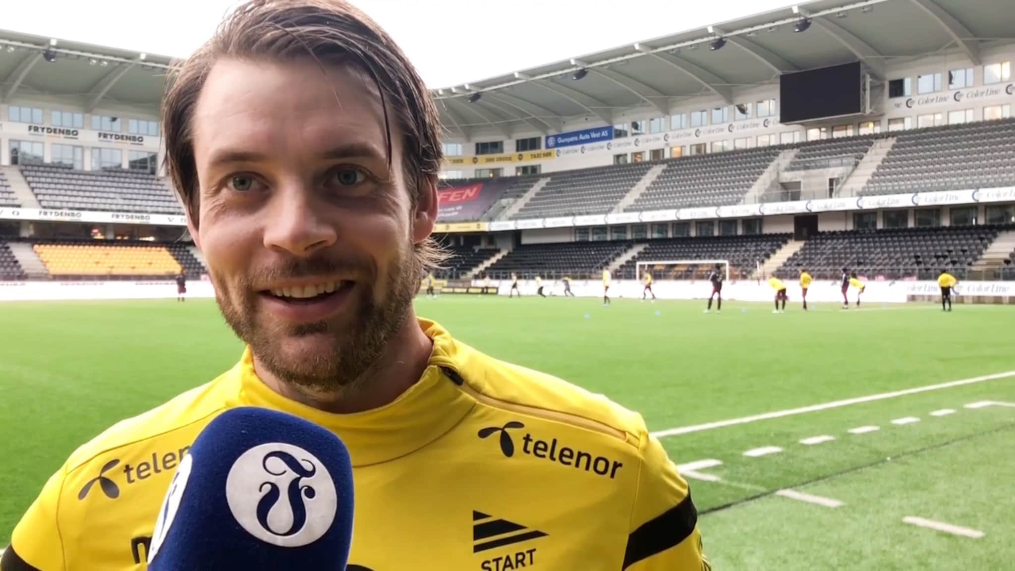 Espen Børufsen trente med laget for første gang på over ett år