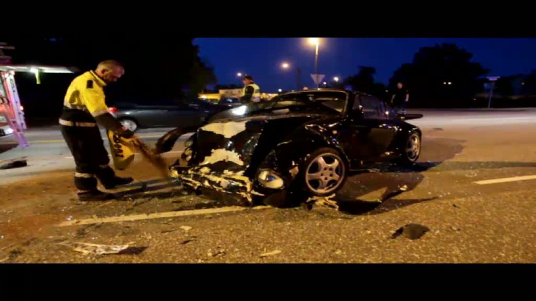 Trafikkulykke på Ålefjærveien