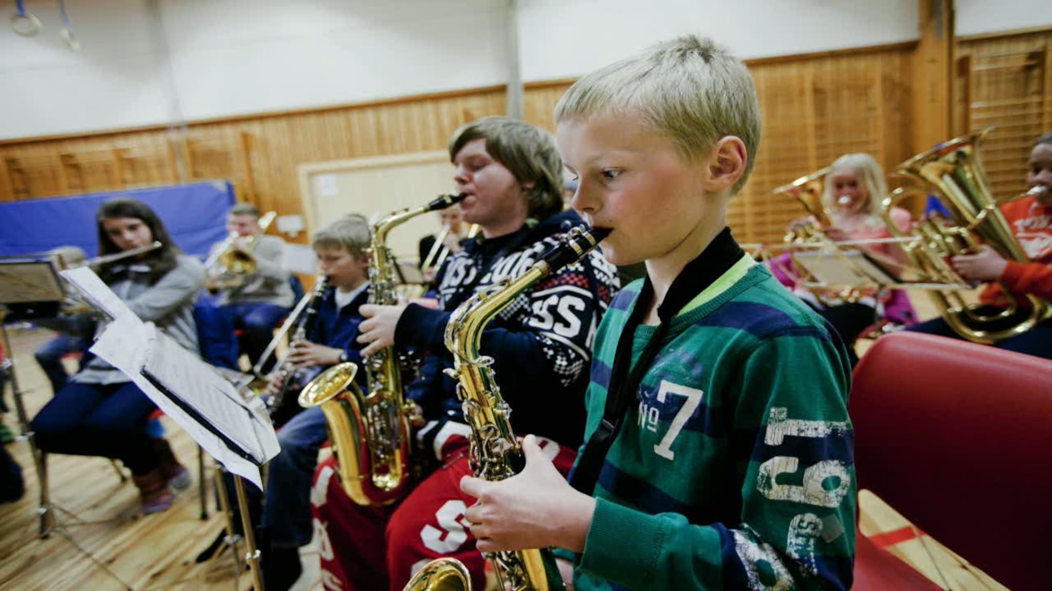 Korps: Grim skolemusikkorps
