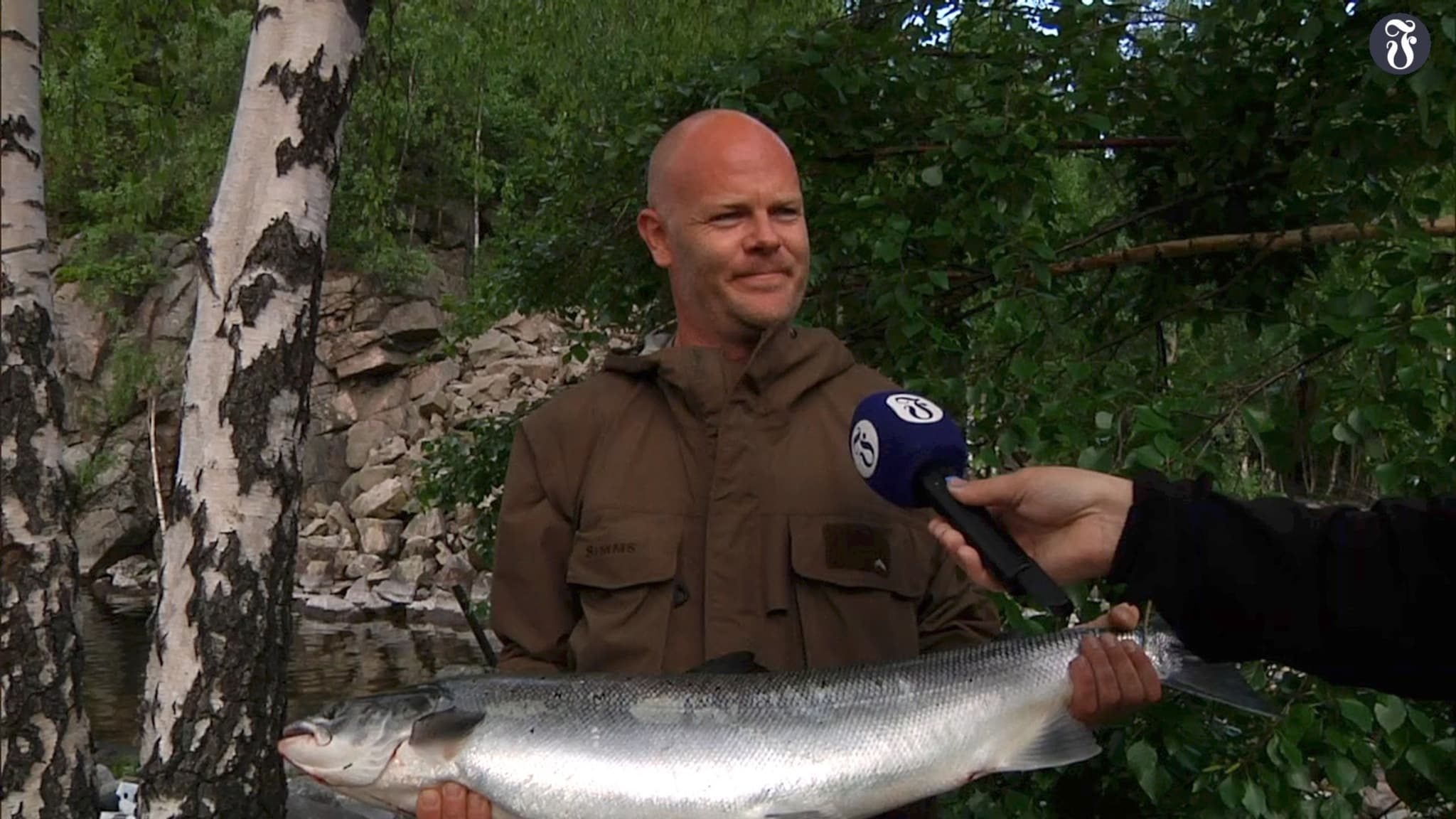 Fikk laks på 6,8 kg: - Den var ganske sprek
