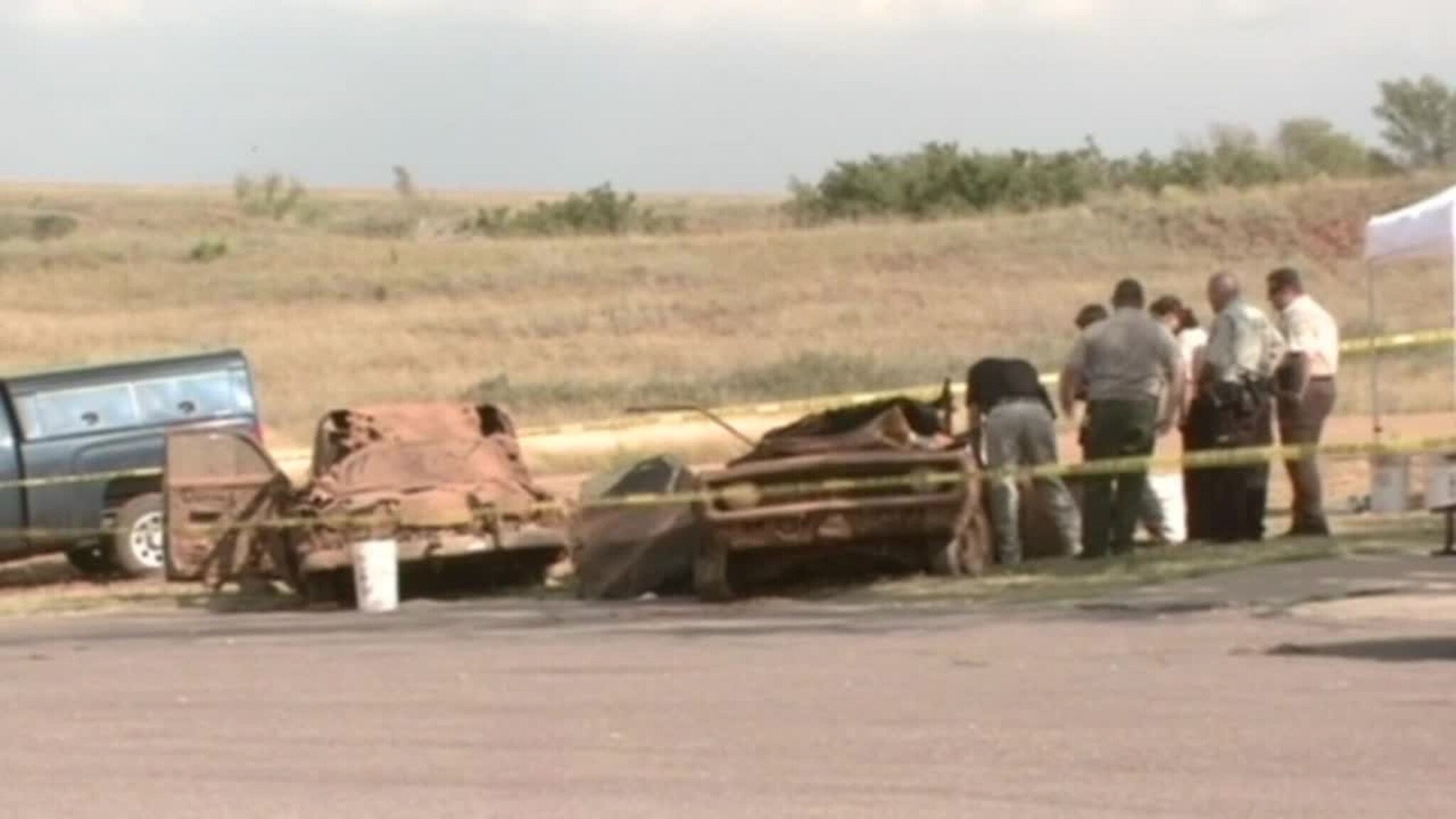 Lik i bilvrak kobles til mystiske forsvinninger