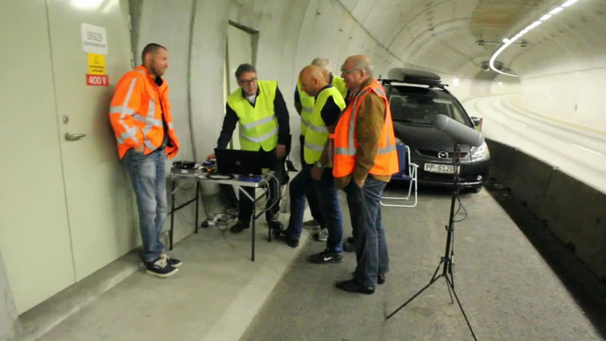 Her spilles det musikk for bilistene i Vågsbygdporten