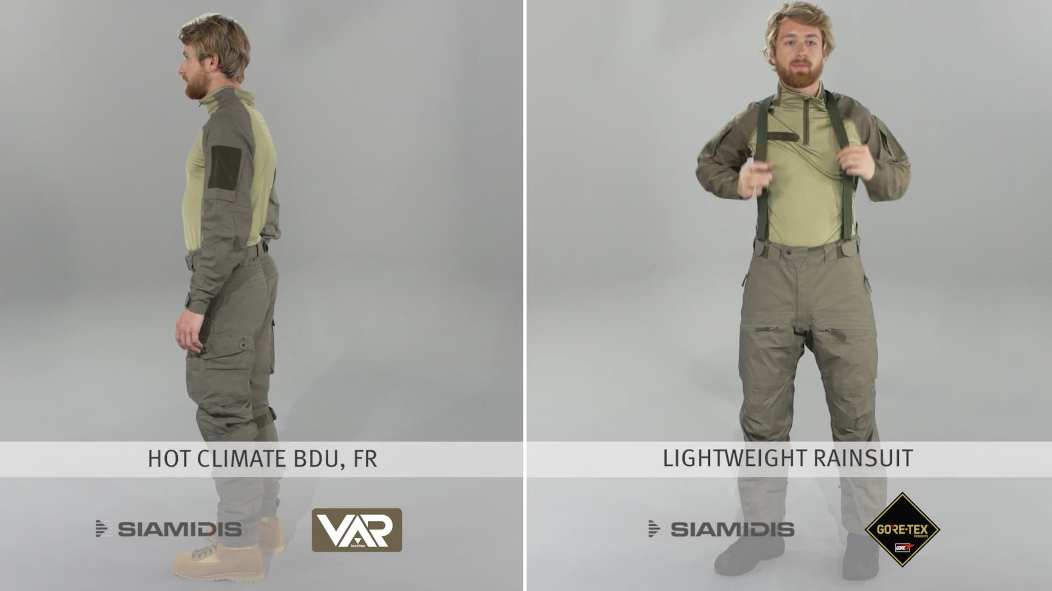 Se video av uniformene her