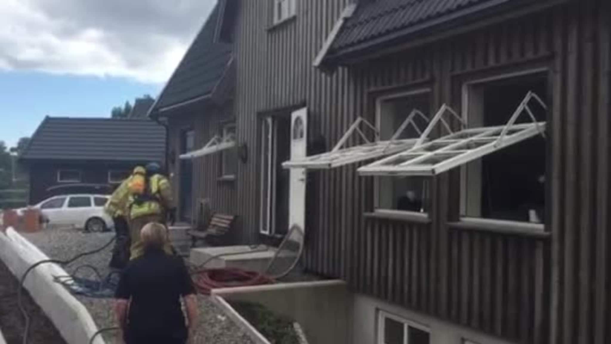 Brann i hus på Flekkerøy