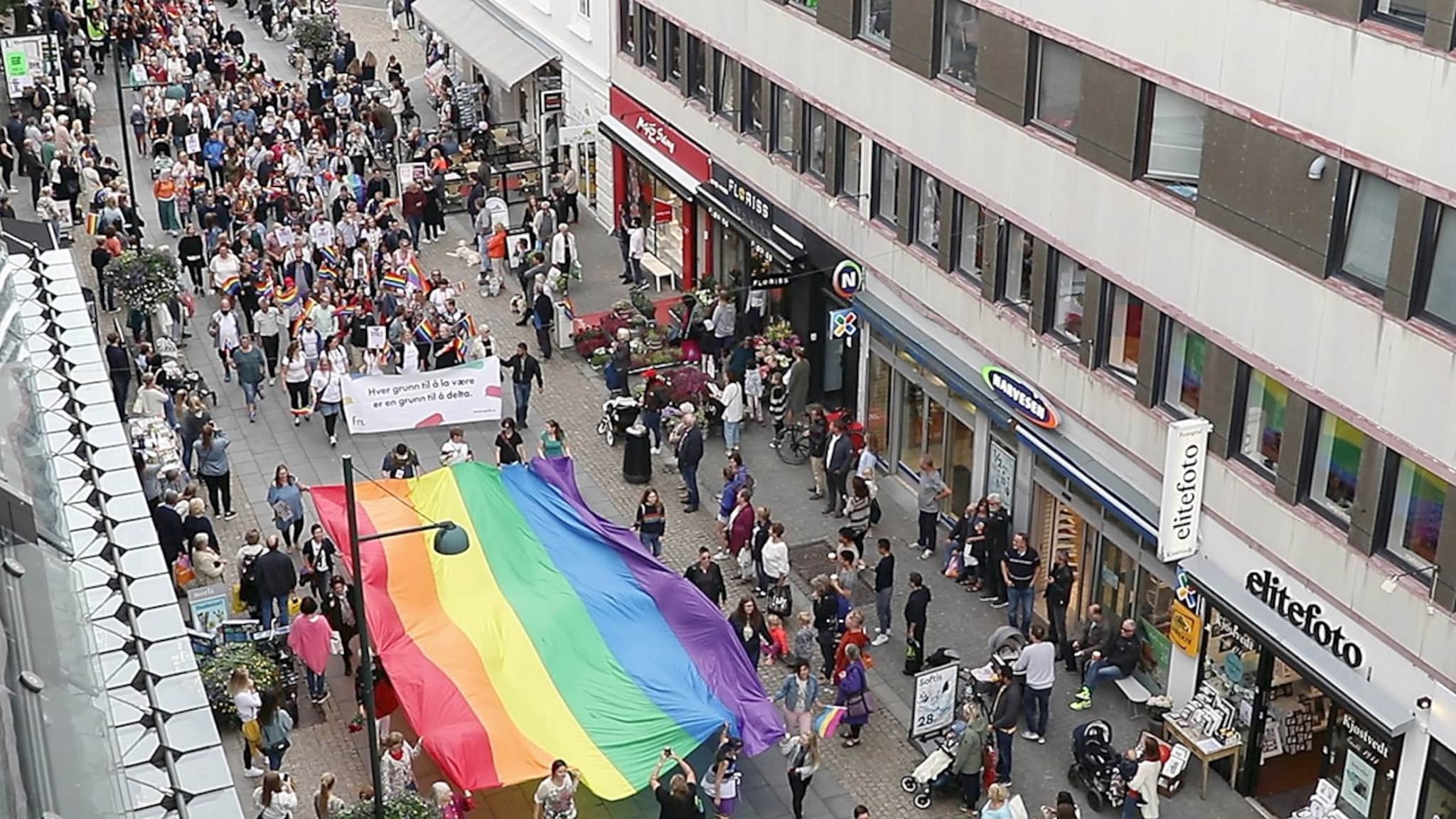 VIDEO: Se Pride-paraden i Kristiansand