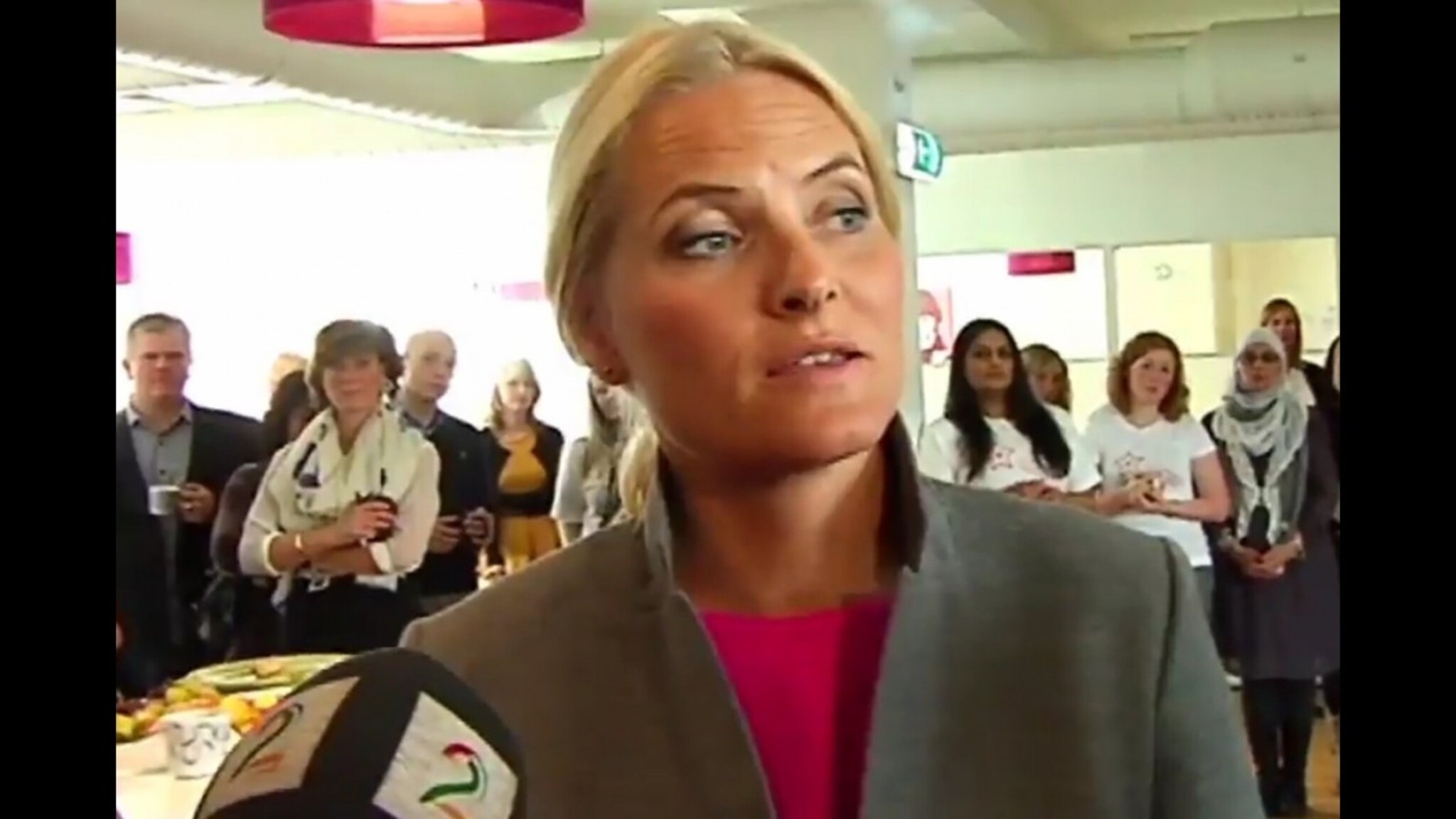 Mette-Marit åpnet kvinnesenter