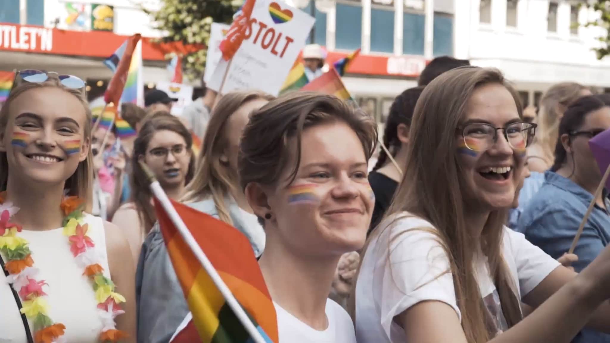 Se video av årets Pride
