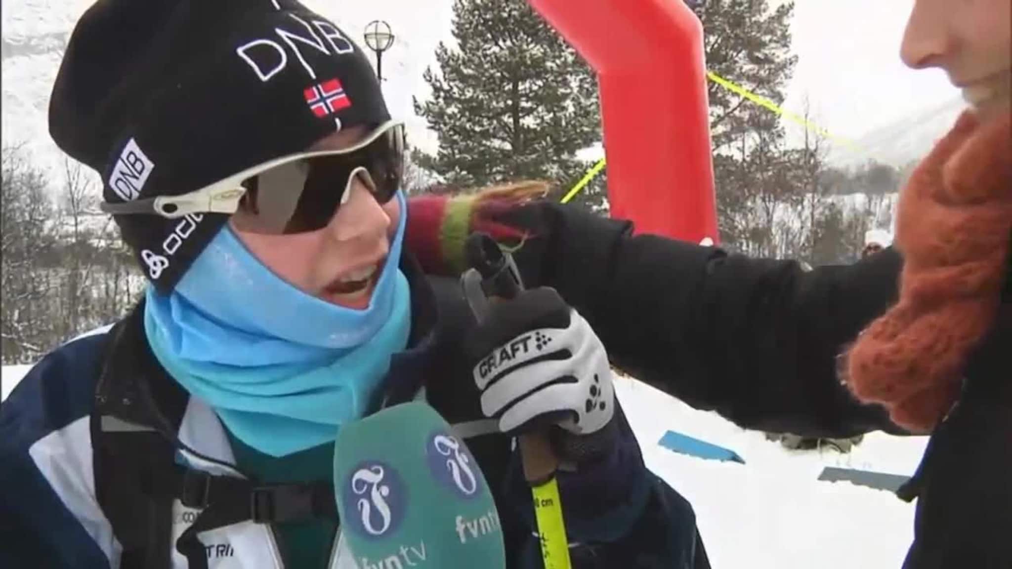 Slet med klabbete ski