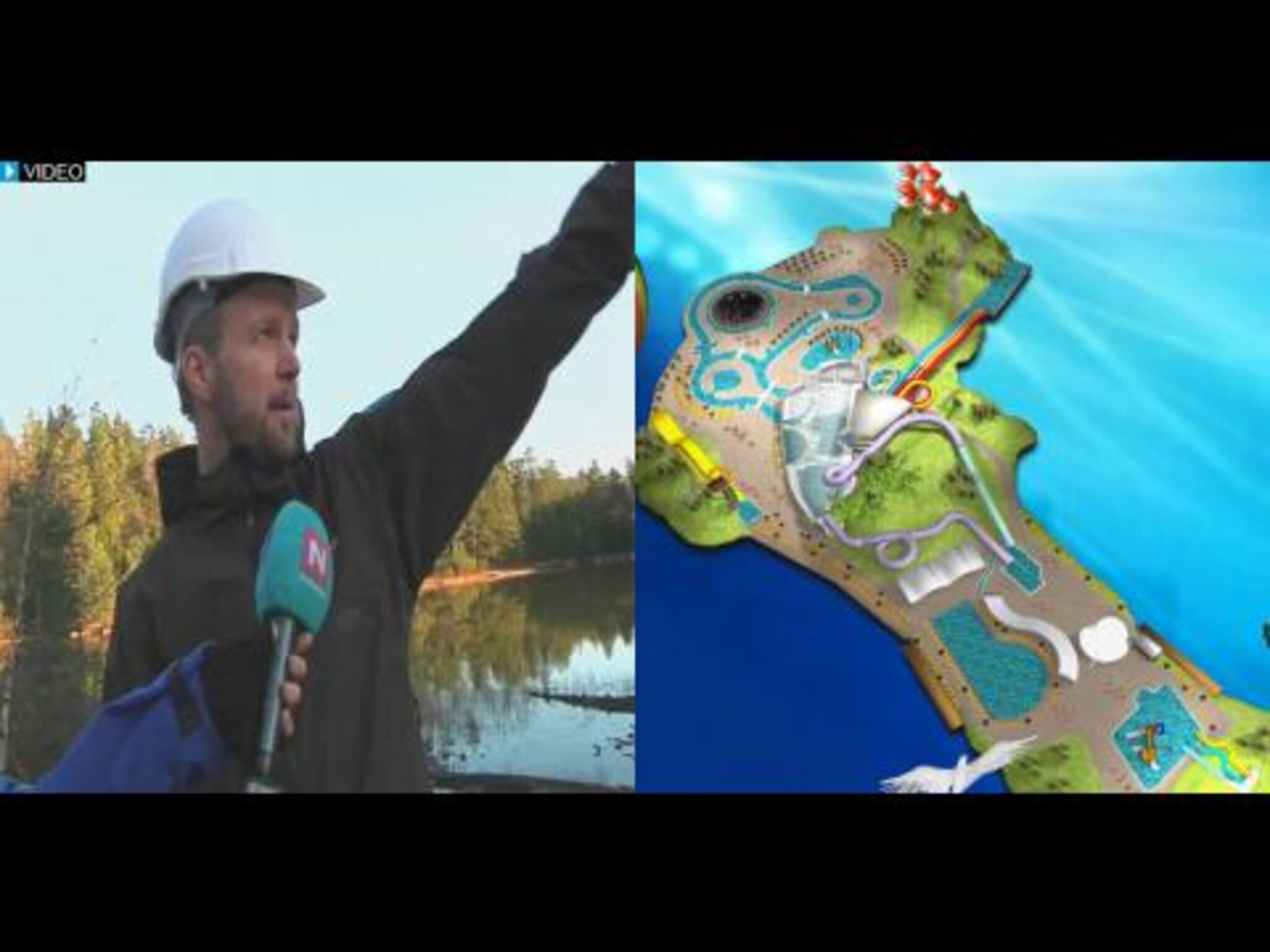 Jobber på spreng for å få badeland klart