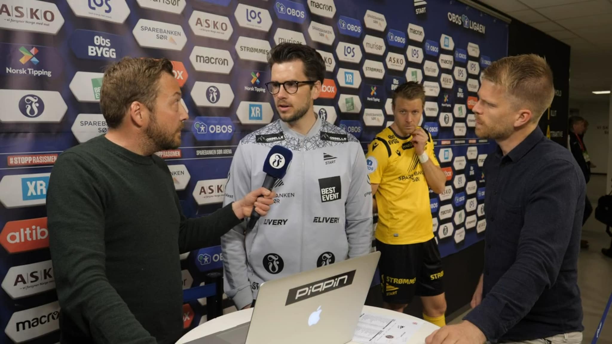 SENDING: Få reaksjoner og intervjuer etter Start - Mjøndalen