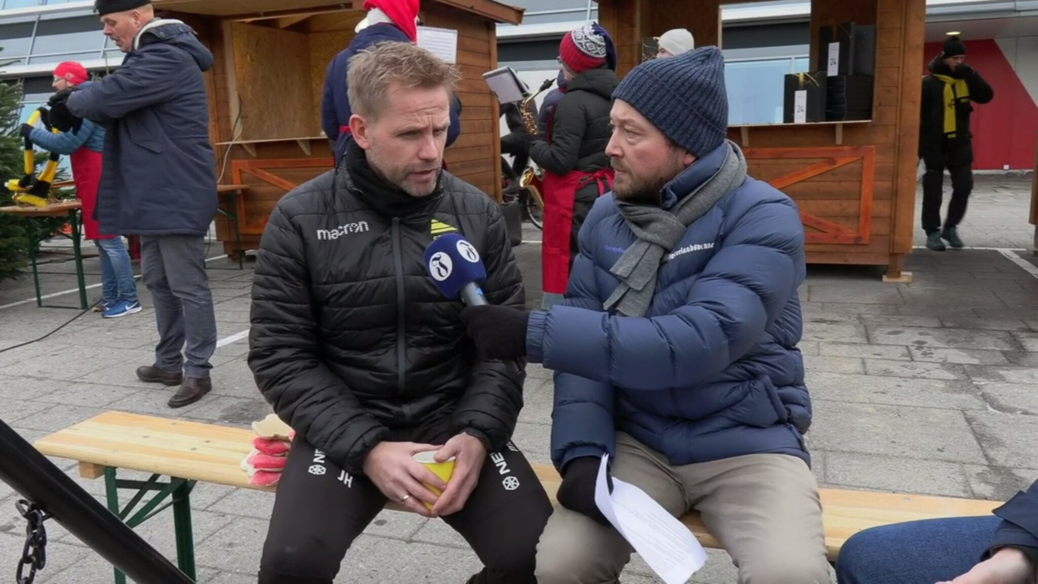 Se hva Joey sa før kampen